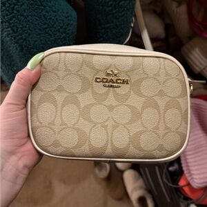 Coach Cream Signature Crossbody Bag